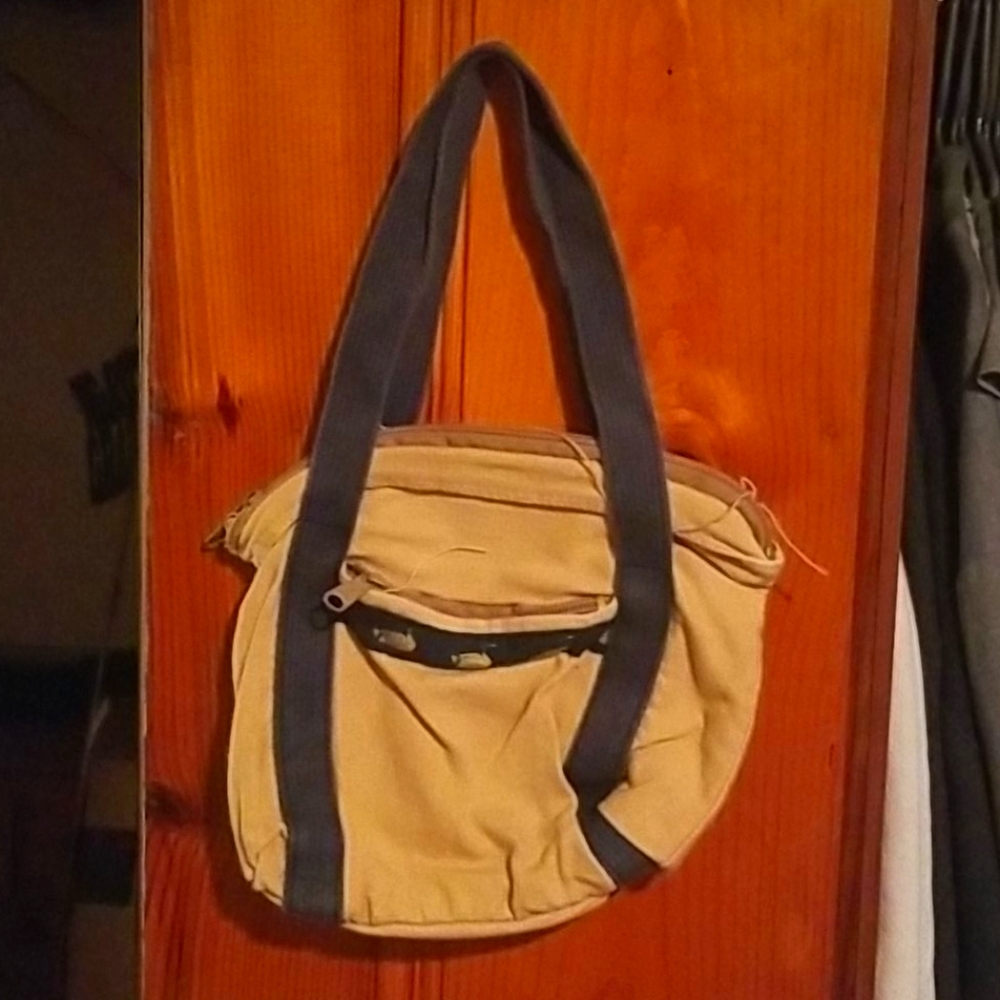 Small tan bag with mallards